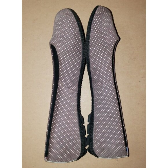 Kokua women's ballet flats brown polkadot size 39 in EUC!!! - Picture 3 of 8
